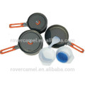 Fuego arce fiesta-3 4-5 persona cookware antiadherente set utensilios de cocina campamento senderismo utensilios de cocina